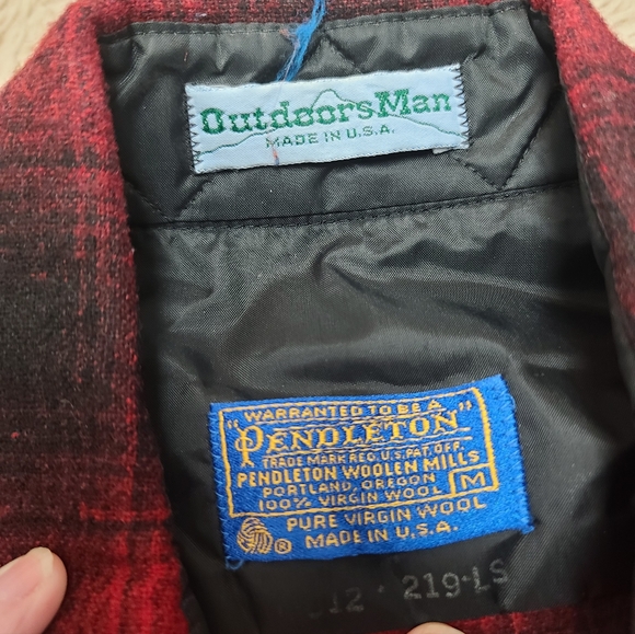 Vintage Pendleton 100% Virgin Wool Lot Of 3 Men’s Plaid Button-Up Shirt Size Med - Picture 4 of 9